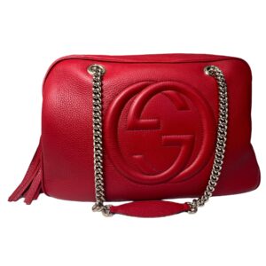 Gucci Medium Leather Soho Chain Shoulder Bag