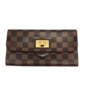 Authentic Louis Vuitton Damier Ebene Rosebery Clutch/Wallet