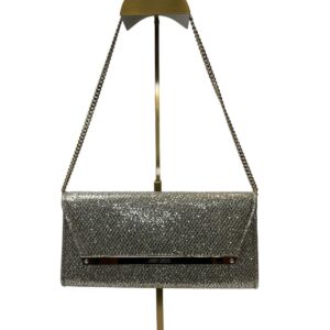 Jimmy Choo Clutch Long Strap Gold